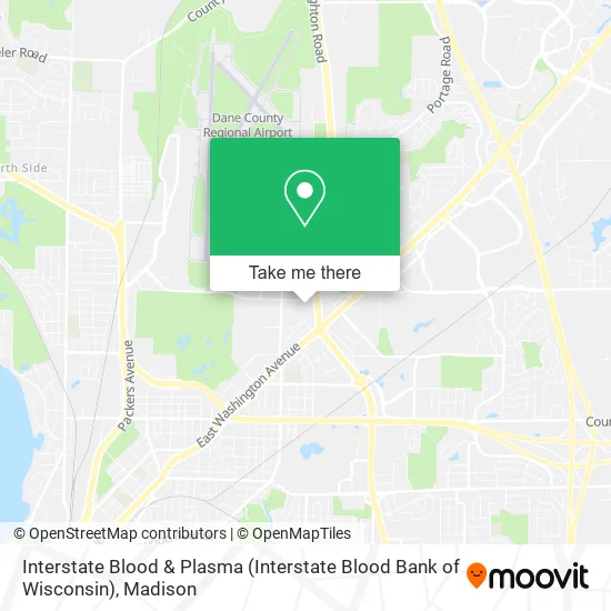 Interstate Blood & Plasma (Interstate Blood Bank of Wisconsin) map