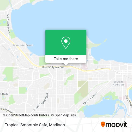 Tropical Smoothie Cafe map