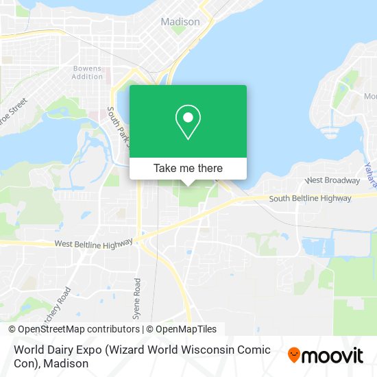 World Dairy Expo (Wizard World Wisconsin Comic Con) map