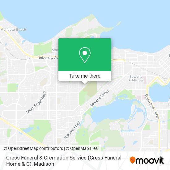 Mapa de Cress Funeral & Cremation Service (Cress Funeral Home & C)