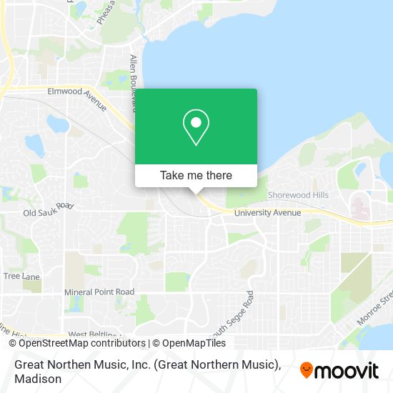 Great Northen Music, Inc. (Great Northern Music) map