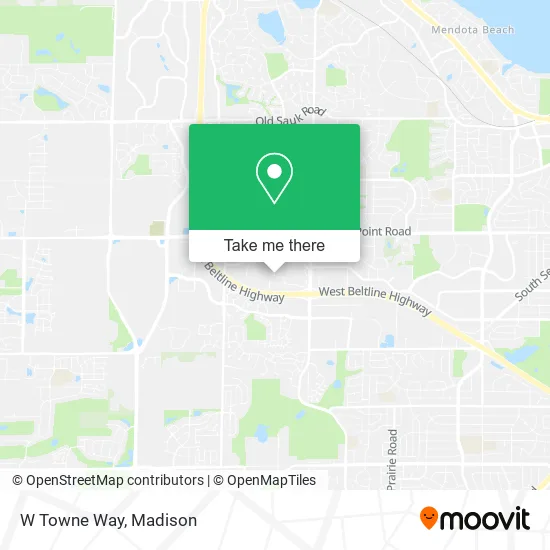 Mapa de W Towne Way