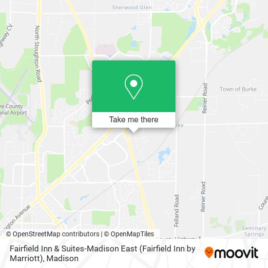 Fairfield Inn & Suites-Madison East (Fairfield Inn by Marriott) map