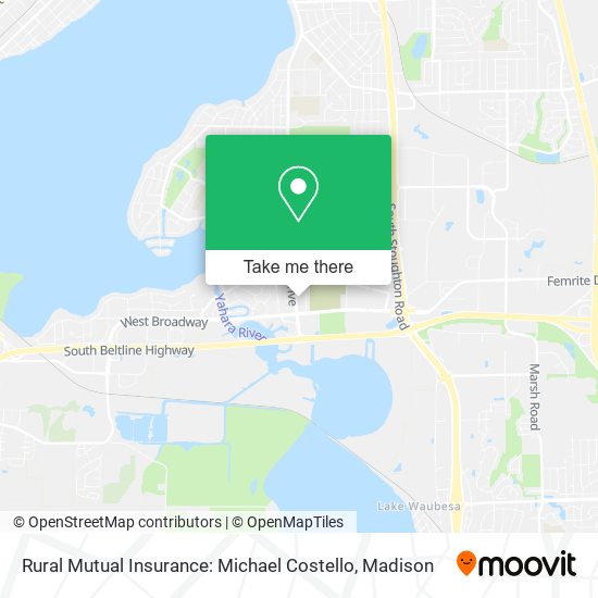 Rural Mutual Insurance: Michael Costello map