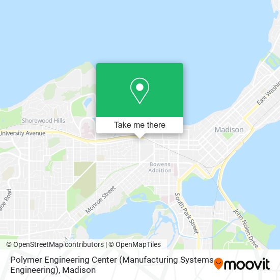 Mapa de Polymer Engineering Center (Manufacturing Systems Engineering)