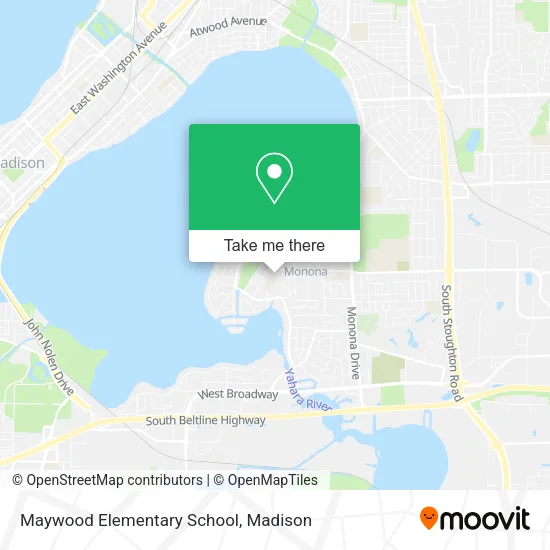 Maywood Elementary School map