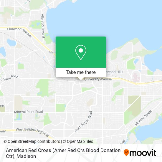 American Red Cross (Amer Red Crs Blood Donation Ctr) map