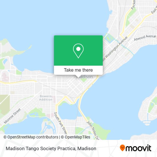 Mapa de Madison Tango Society Practica