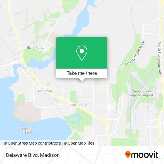 Delaware Blvd map