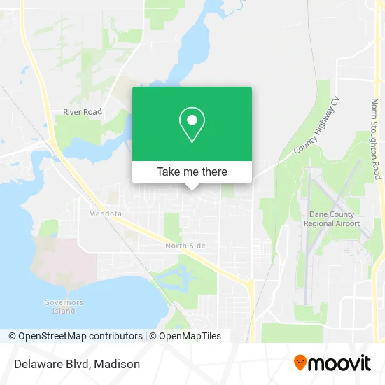 Mapa de Delaware Blvd
