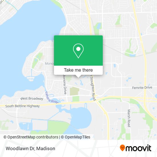 Woodlawn Dr map