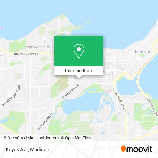 Mapa de Keyes Ave