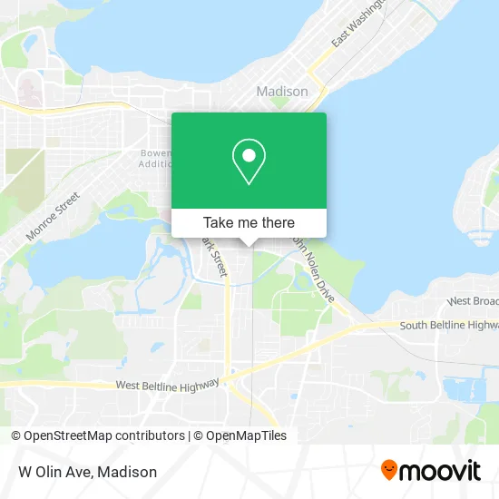 Mapa de W Olin Ave