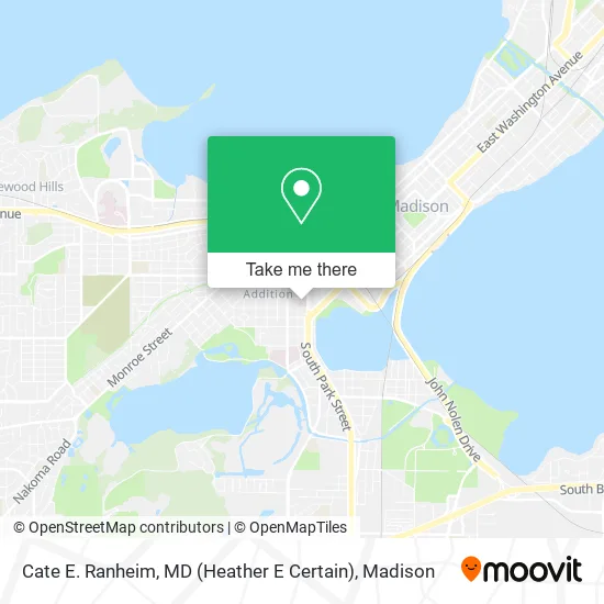 Cate E. Ranheim, MD (Heather E Certain) map