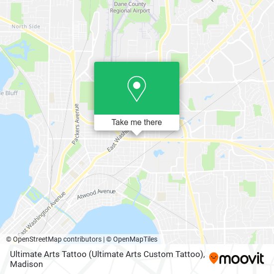 Ultimate Arts Tattoo map