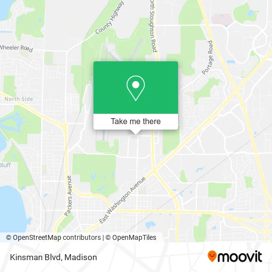 Mapa de Kinsman Blvd