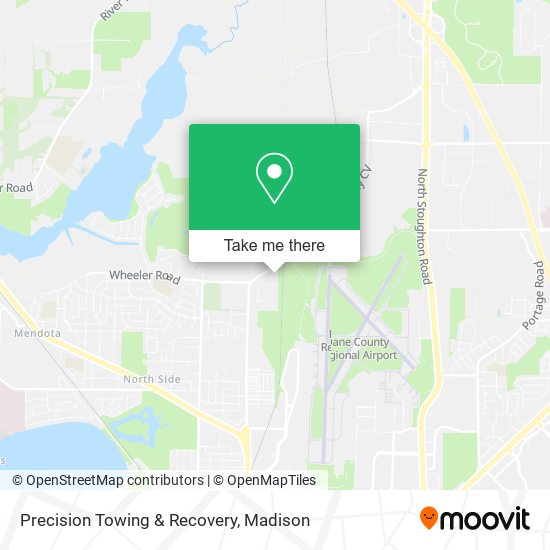 Mapa de Precision Towing & Recovery