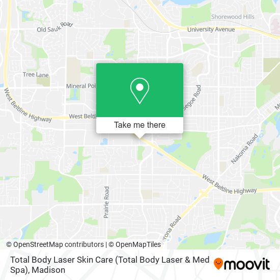 Mapa de Total Body Laser Skin Care (Total Body Laser & Med Spa)
