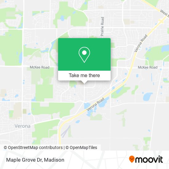 Maple Grove Dr map