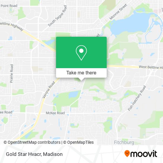 Gold Star Hvacr map