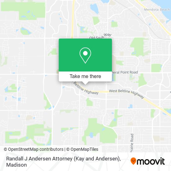 Randall J Andersen Attorney (Kay and Andersen) map