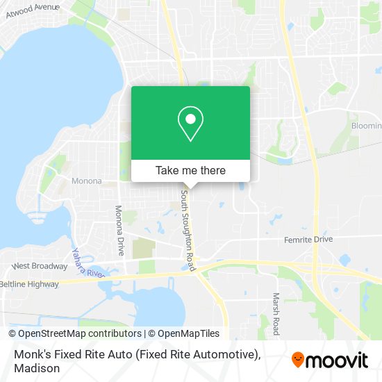 Monk's Fixed Rite Auto (Fixed Rite Automotive) map