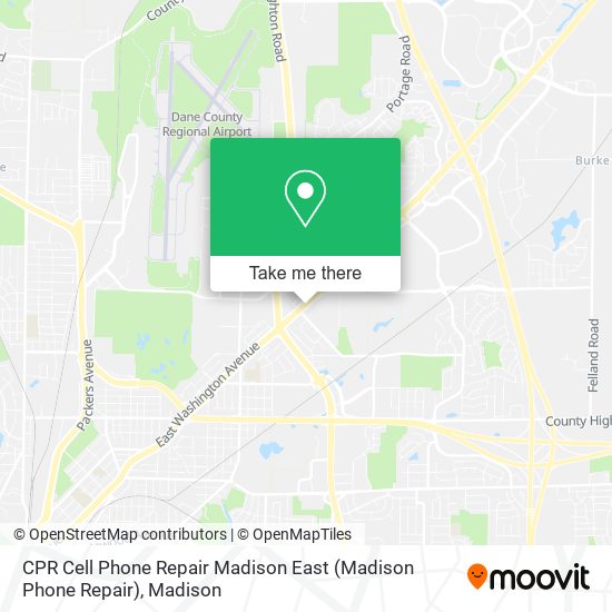 CPR Cell Phone Repair Madison East (Madison Phone Repair) map