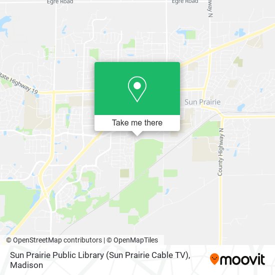 Sun Prairie Public Library (Sun Prairie Cable TV) map