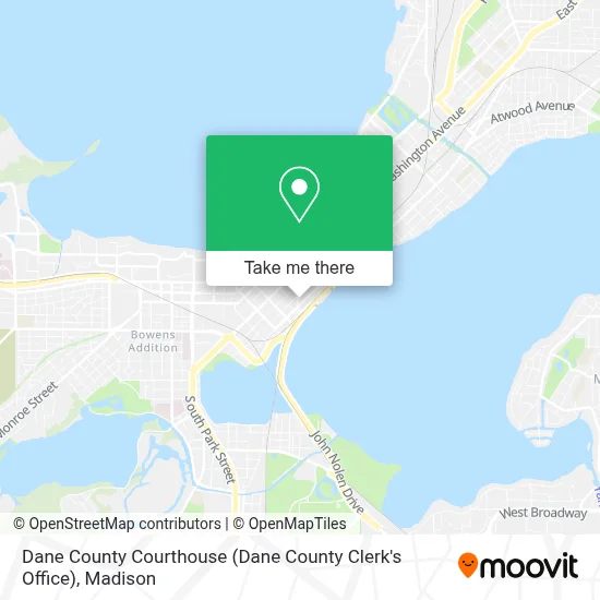 Dane County Courthouse (Dane County Clerk's Office) map