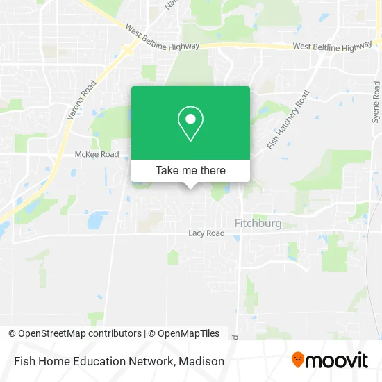 Fish Home Education Network map