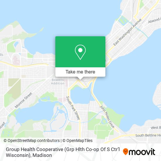 Group Health Cooperative (Grp Hlth Co-op Of S Ctr’l Wisconsin) map