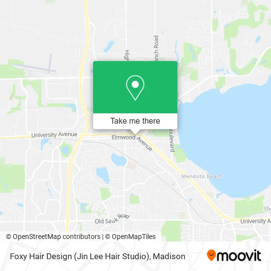 Mapa de Foxy Hair Design (Jin Lee Hair Studio)