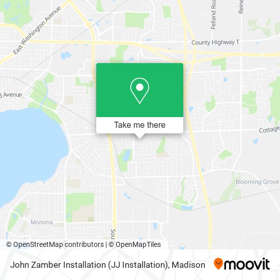 John Zamber Installation (JJ Installation) map