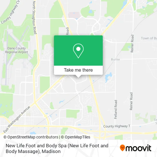 New Life Foot and Body Spa map