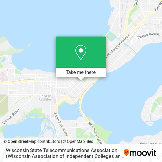 Wisconsin State Telecommunications Association map