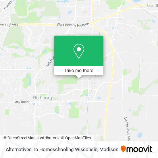 Mapa de Alternatives To Homeschooling Wisconsin