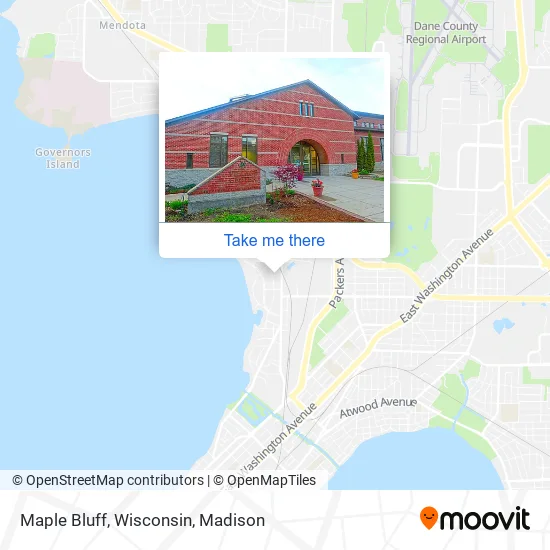 Maple Bluff, Wisconsin map