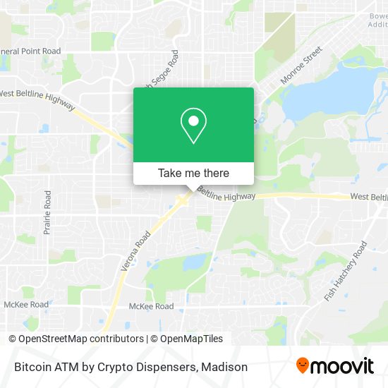 Mapa de Bitcoin ATM by Crypto Dispensers