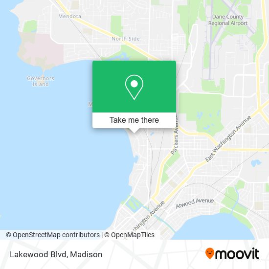 Lakewood Blvd map