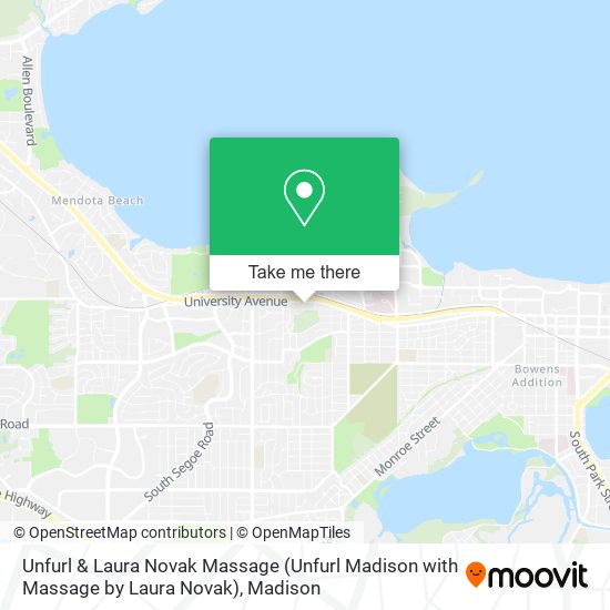 Unfurl & Laura Novak Massage (Unfurl Madison with Massage by Laura Novak) map