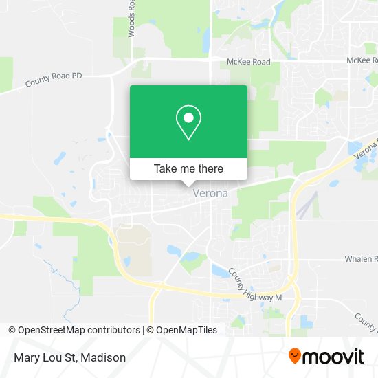 Mary Lou St map