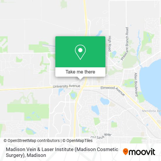 Mapa de Madison Vein & Laser Institute (Madison Cosmetic Surgery)