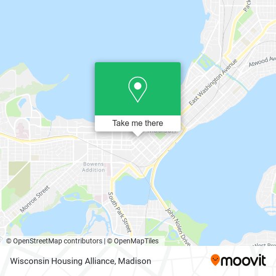 Mapa de Wisconsin Housing Alliance