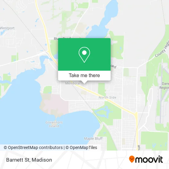 Mapa de Barnett St