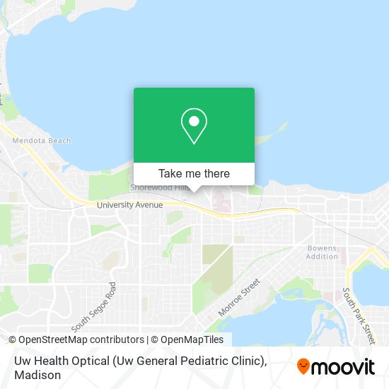 Mapa de Uw Health Optical (Uw General Pediatric Clinic)