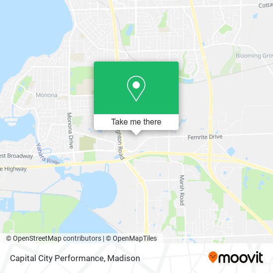 Capital City Performance map