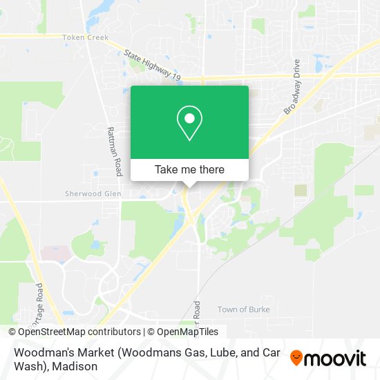 Woodman's Market (Woodmans Gas, Lube, and Car Wash) map