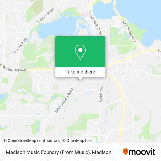 Madison Music Foundry (From Music) map