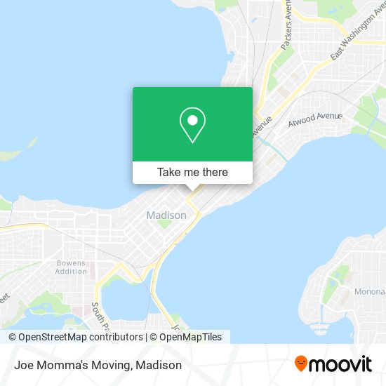 Joe Momma's Moving map