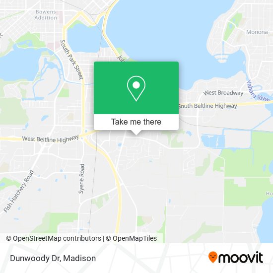 Dunwoody Dr map